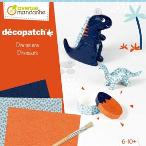 Coffret créatif, Décopatch, Dinosaures
