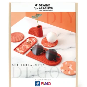 Kit Fimo Graine Créative - Home Deco set Terracotta