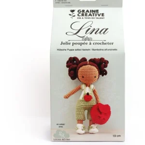 Kit Jolie poupée à crocheter - Lina - Graine Créative