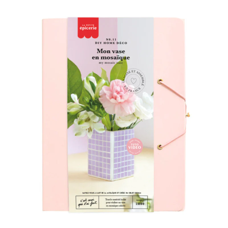 Kit DIY Déco – Vase en Mosaïque à Créer soi-même (La Petite Épicerie)