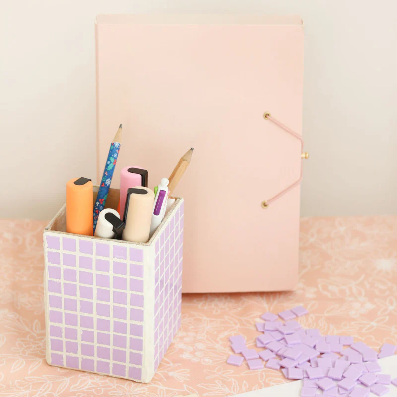Kit DIY Déco – Vase en Mosaïque à Créer soi-même (La Petite Épicerie) – Image 3