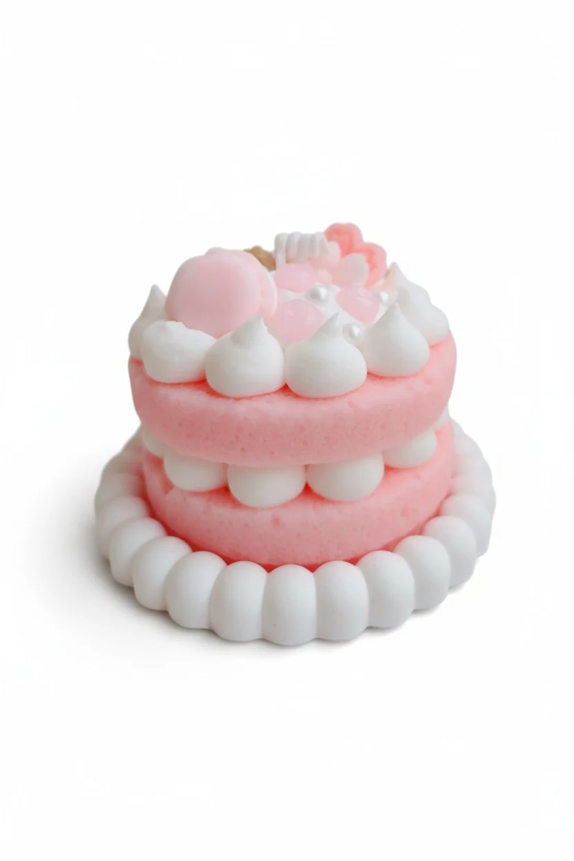 Bougie Gâteau Enchanté  Déco Gourmande & Kawaii Parfumée – Image 3