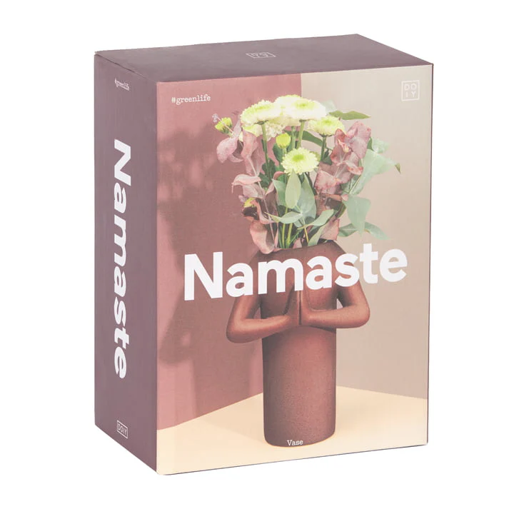 Doiy - Vase Namaste, marron – Image 4