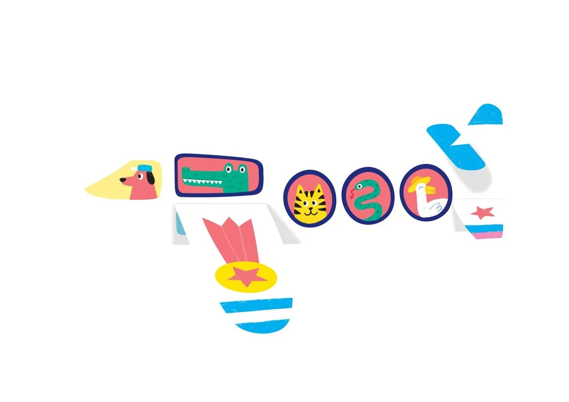 1, 2, 3 GO ! – Box créative 6 engins volants à assembler dès 6 ans | OMY x Gallimard – Image 4