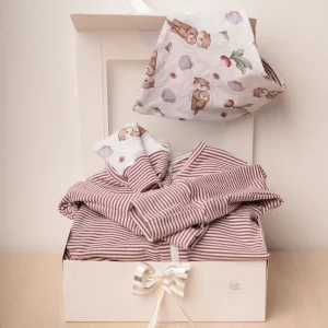 Ensemble pyjama en doux bambou et petits accessoires douillets