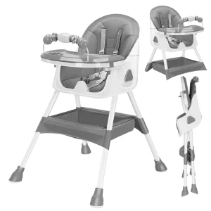 Chaise haute pliable pour bébé de 6 mois et plus