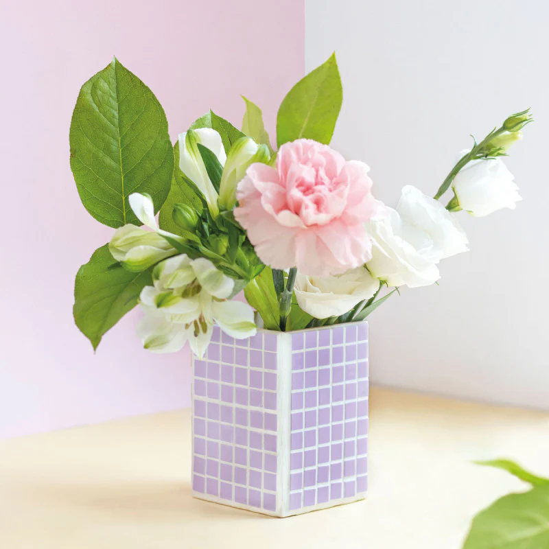 Kit DIY Déco – Vase en Mosaïque à Créer soi-même (La Petite Épicerie) – Image 4