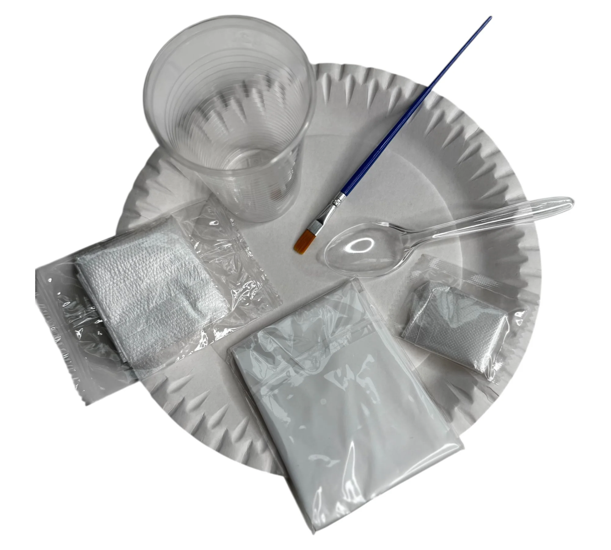 Kit fluid painting Lapin 33cm - Vert/Jaune/Blanc – Image 4