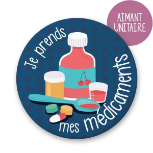 Aimant à frigo - Médicaments
