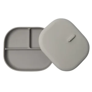 Assiette compartimentée avec couvercle