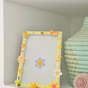 Kit Loisirs Créatifs Kawaii – Cadre Photo à Décorer Activité Loisir Créatif Décoden