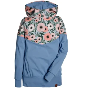 CHANDAIL D'ALLAITEMENT À CAPUCHON - Corail et bleu