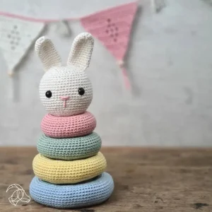 Kit Amigurumi crochet - Jeu lapin empilable