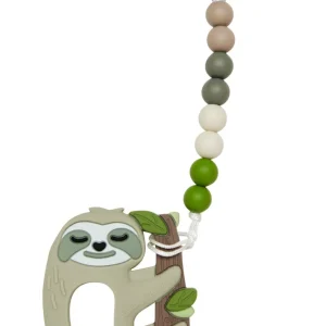 Duo attache-suce et jouet de dentition - Paresseux