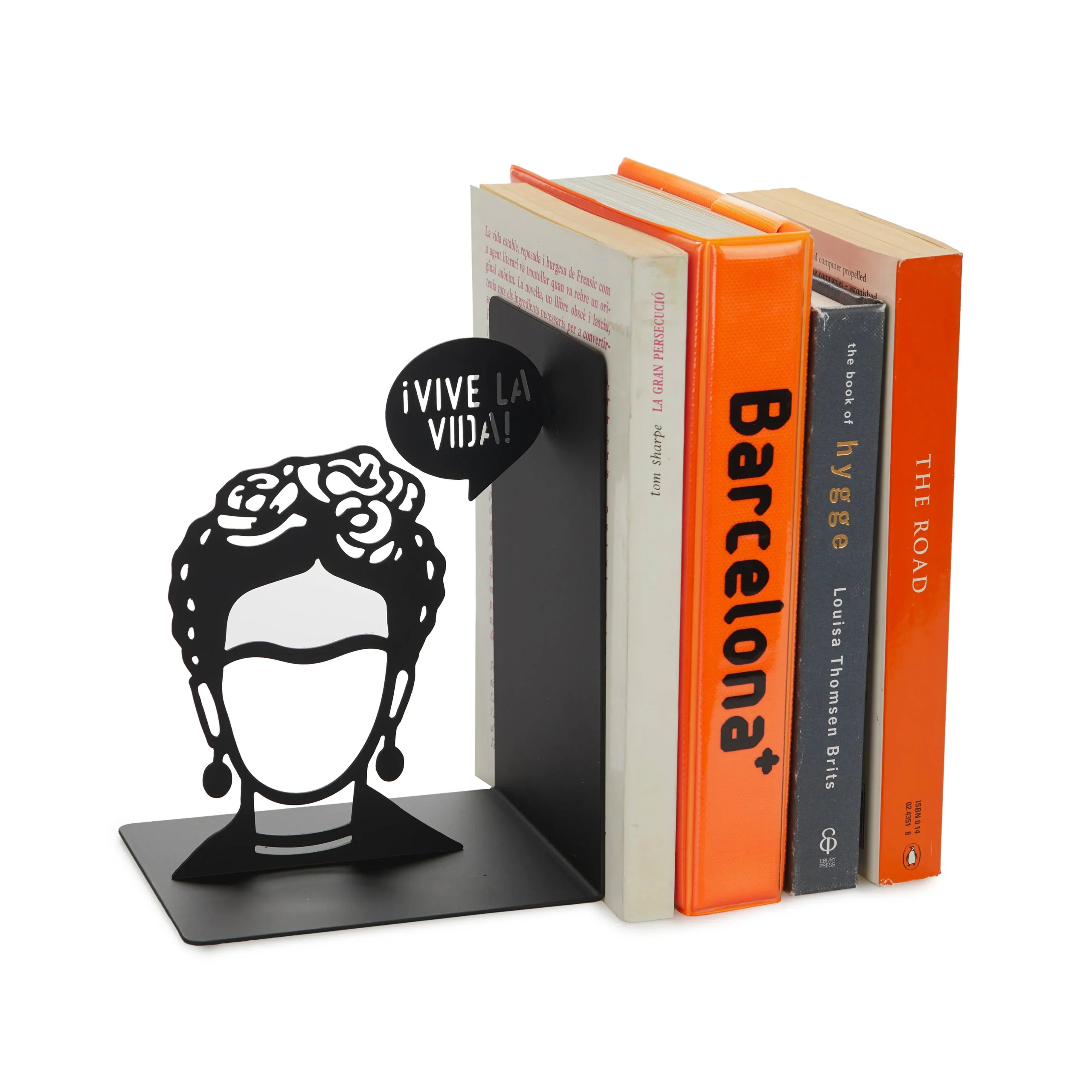 Porte-livres Frida – Balvi | Serre-livres métal noir design artiste – Image 4