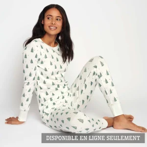 Ensemble pyjama 2 morceaux - Femme - Sapins