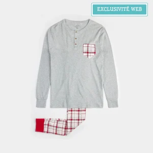 Ensemble pyjama 2 morceaux - Homme - Carreaux Écossais