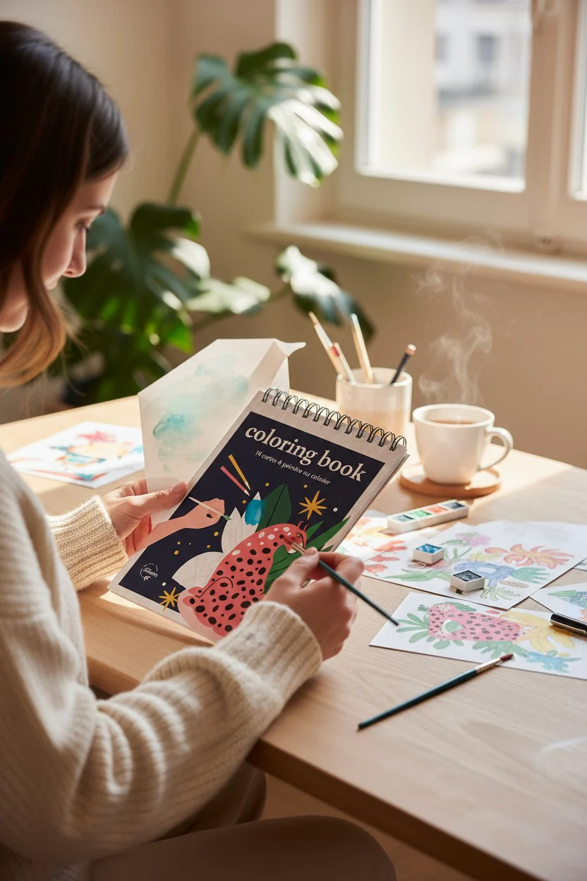 Carnet de coloriage A6 – Wild Maison Joliette – Image 5