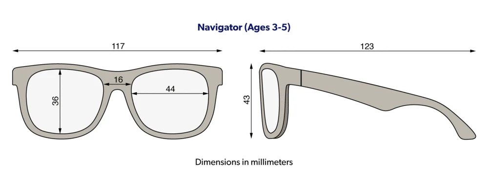 Lunettes de soleil Navigateur - 3-5 ans – Image 3