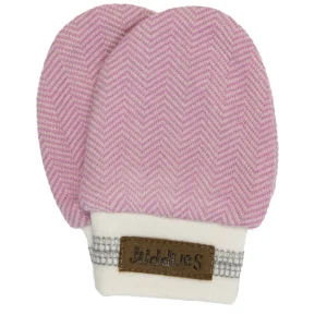 Mitaines pour nouveau-né- Collection cottage - Sunset Pink