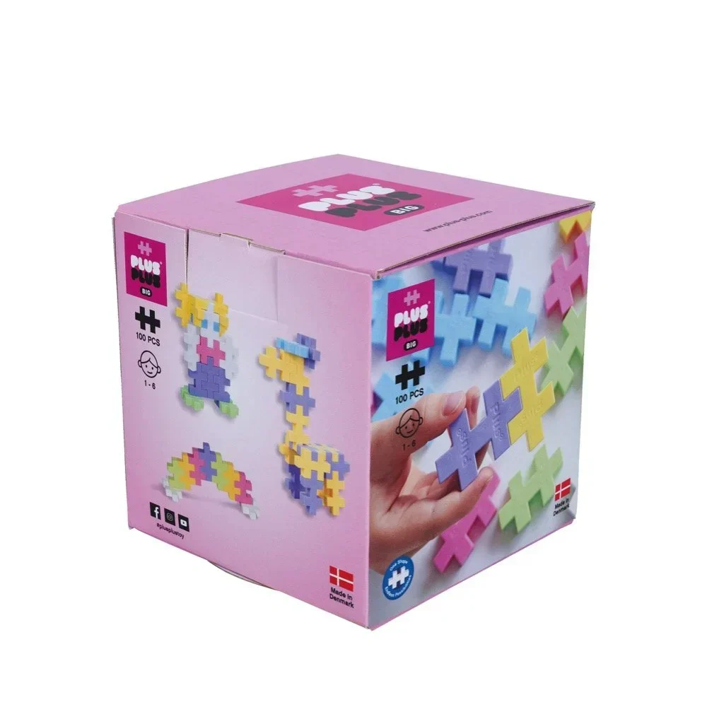 PLUS-PLUS BIG - MÉLANGE PASTEL - 100 pcs – Image 2