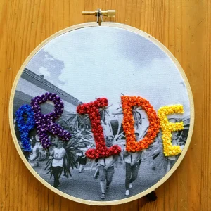 kit broderie débutant  - PRIDE