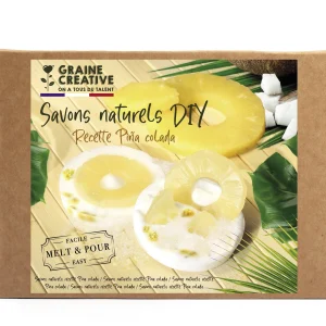 GRAINE CREATIVE Kit fabrication Savon Naturel Pina Colada