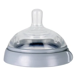 Tétine en silicone avec couvercle pour tire-lait Haakaa - Gris - Petit