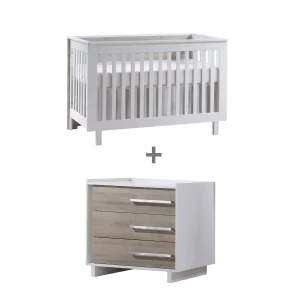 Urban - Lit convertible et commode 3 tiroirs